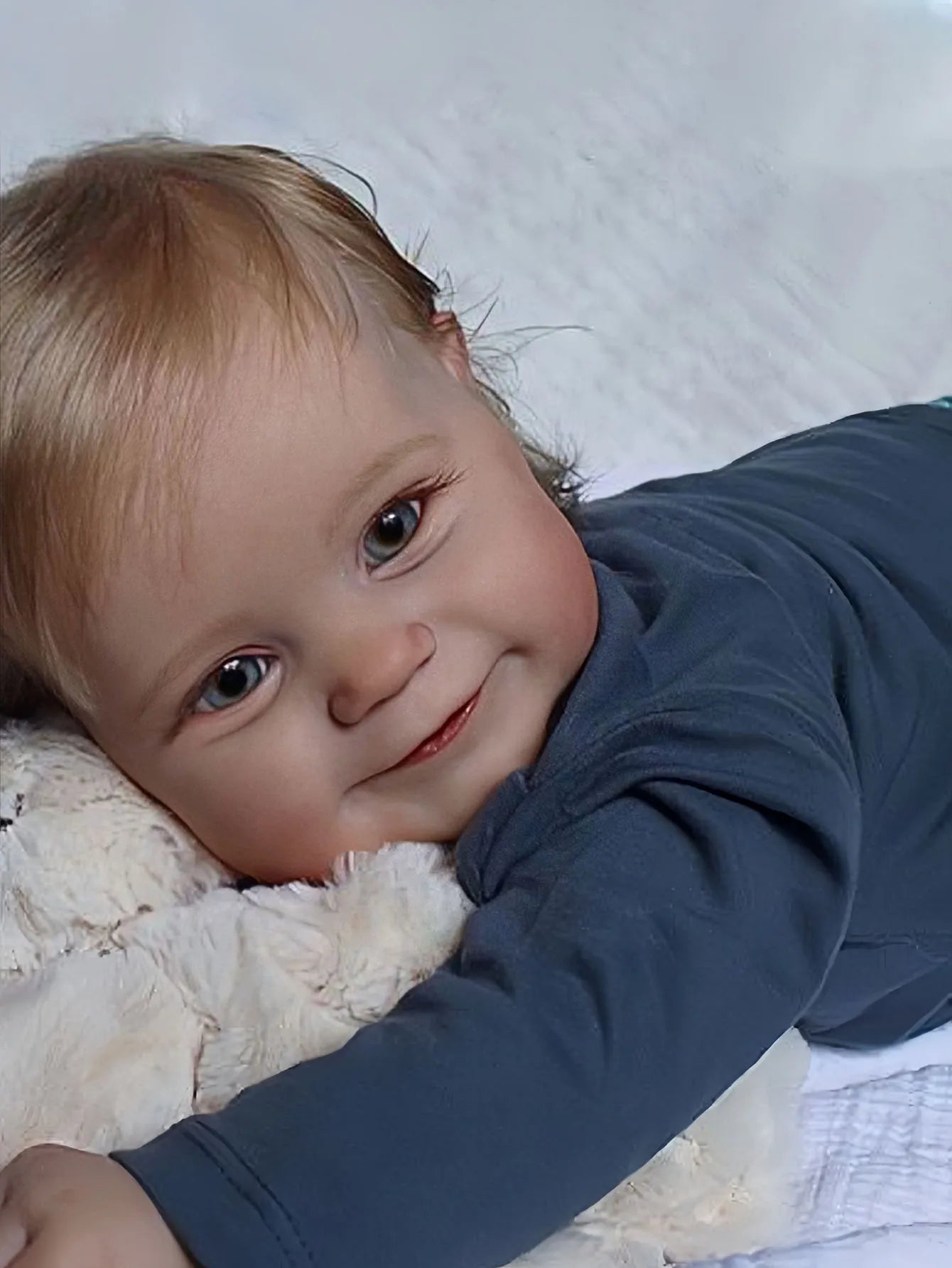 50cm Reborn Doll Baby Doll - Full Silicone Vinyl Girl Body - 20 Inch 3D Painted Skin Realistic Doll Toy Christmas Gift