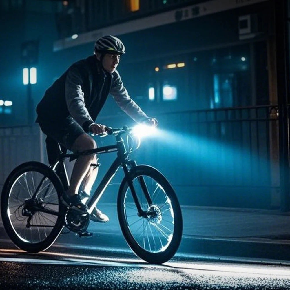 Bicycle Front Light Super Bright Bicycle Light Waterproof Bicycle Head Light 5 Level Dimmable Bicycle Headlight for Night Riding