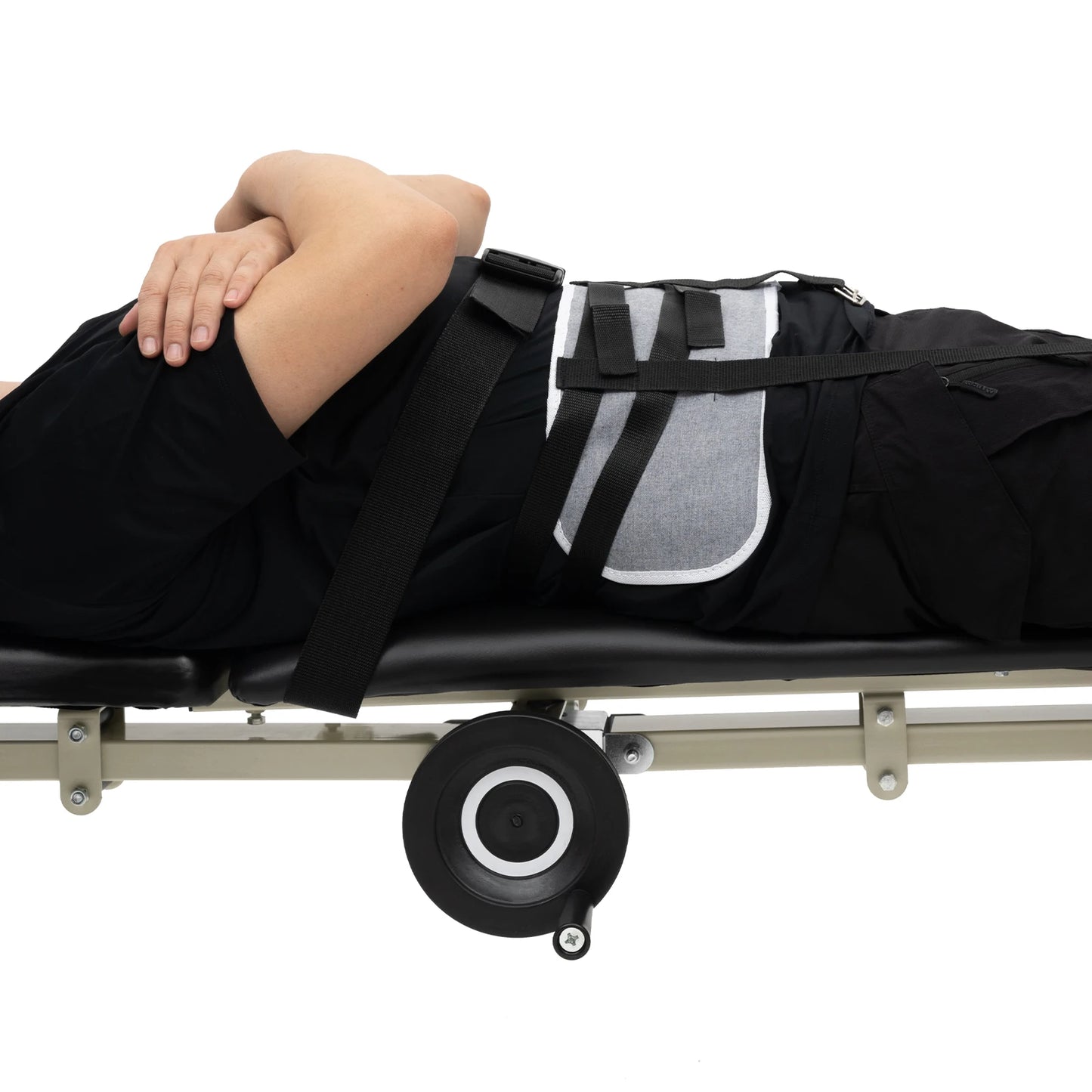 Medical Multifunctional Body Stretcher Leg Pulling Tensioner Fitness Traction Bed Max Load 120kg Suitable For 1.45-1.85m Adults