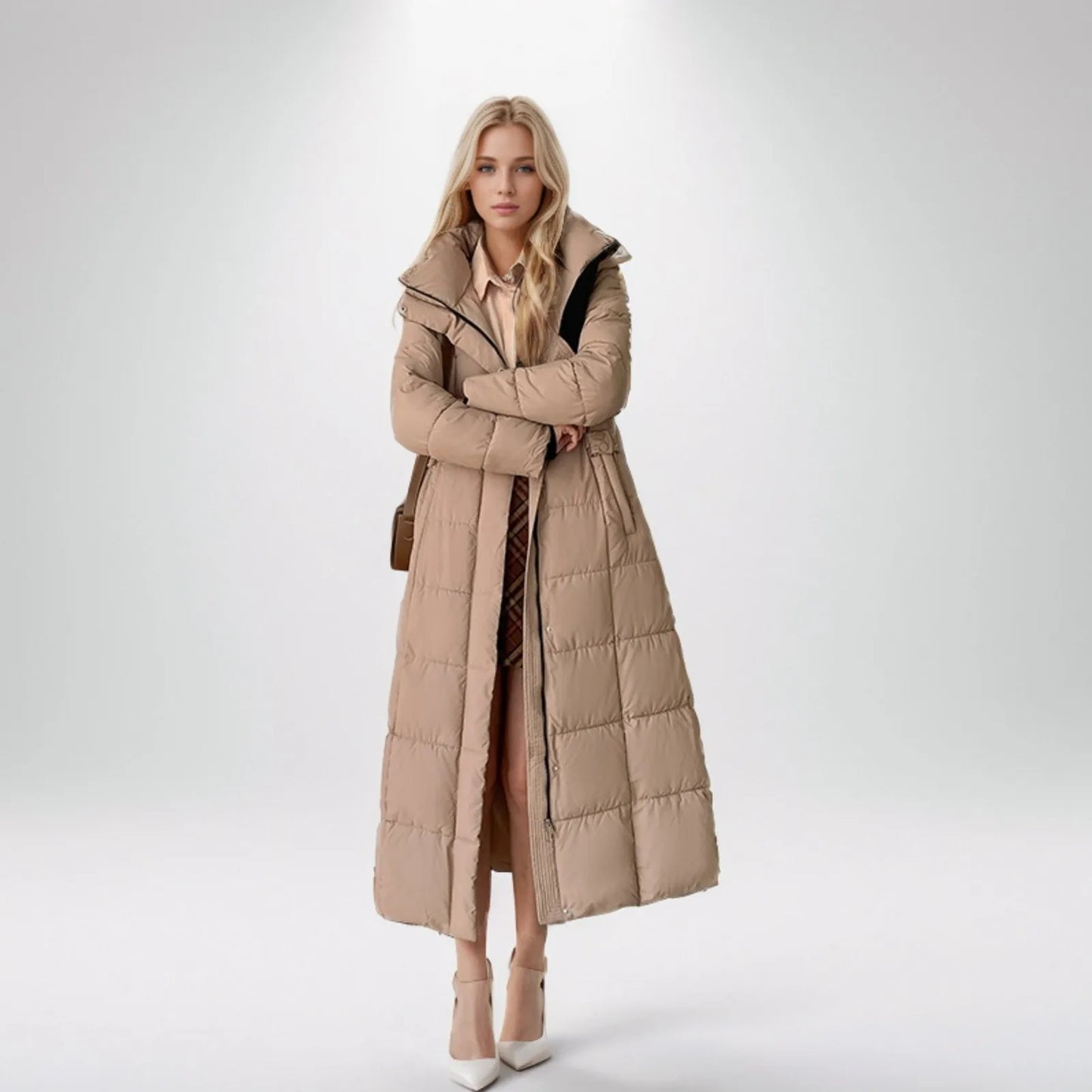 Black Winter Coat For Women Korean Oversized Hooded Parka