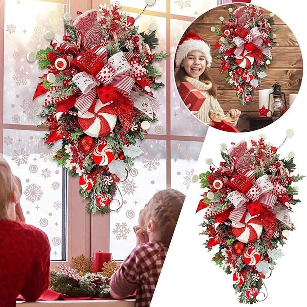Upside Down Candy Xmas Tree Ornament For Home Decor