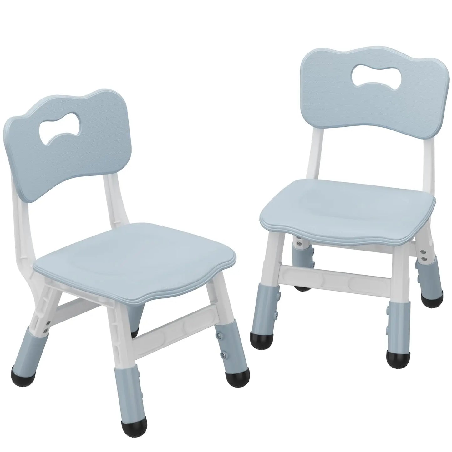 2-Piece Adjustable Kids Chair Set – Stackable Children’s Seating with 3-Level Height Adjustment