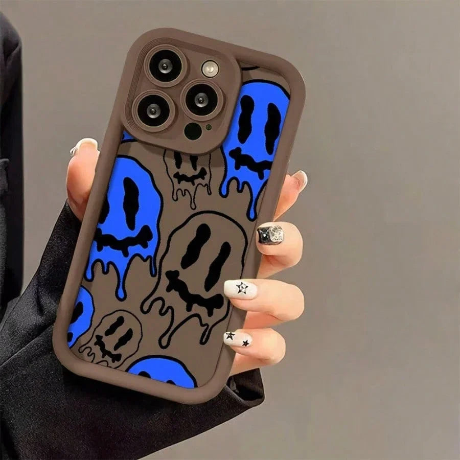 Stylish Soft Protective Phone Case for iPhone 11 12 13 14 15 16 17 Pro Max