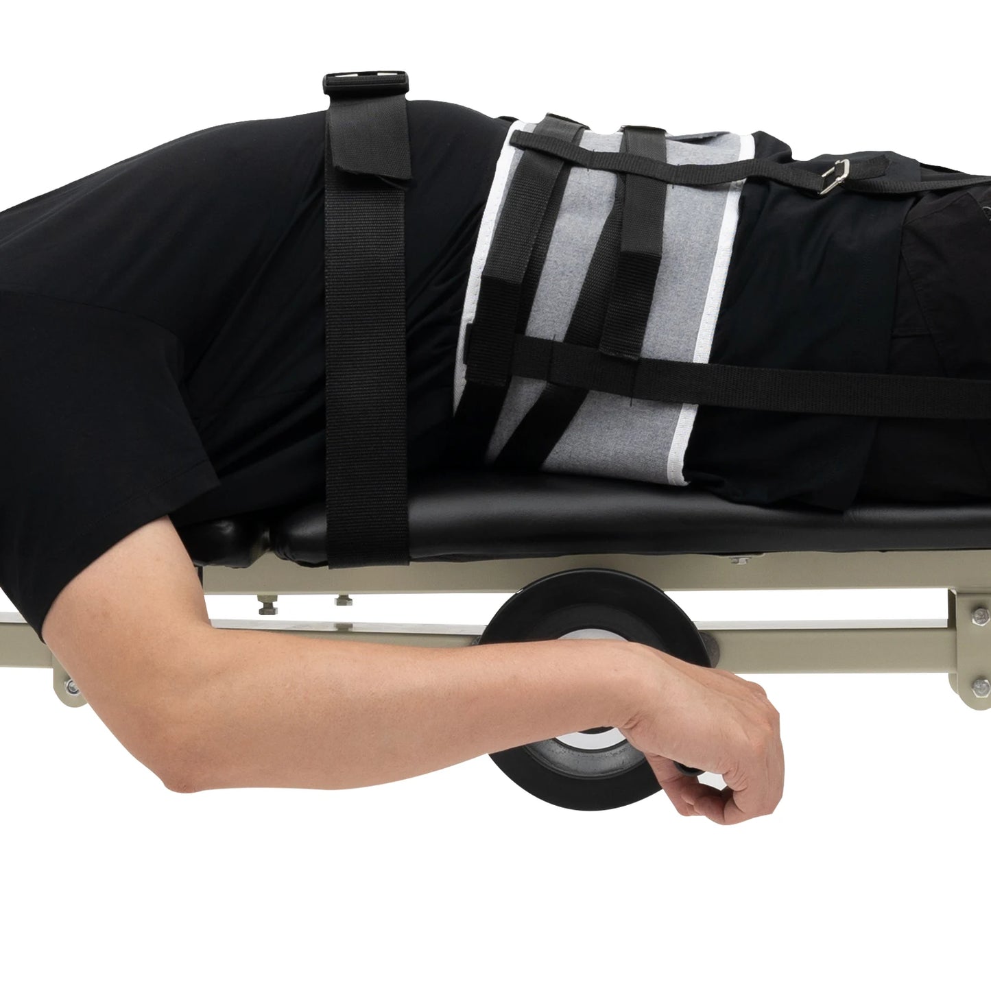 Medical Multifunctional Body Stretcher Leg Pulling Tensioner Fitness Traction Bed Max Load 120kg Suitable For 1.45-1.85m Adults