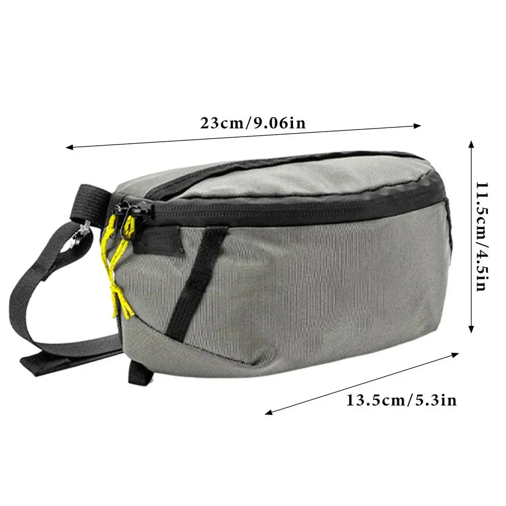 Adjustable Fishing Waist Bag with Rod Holder and Shoulder Strap