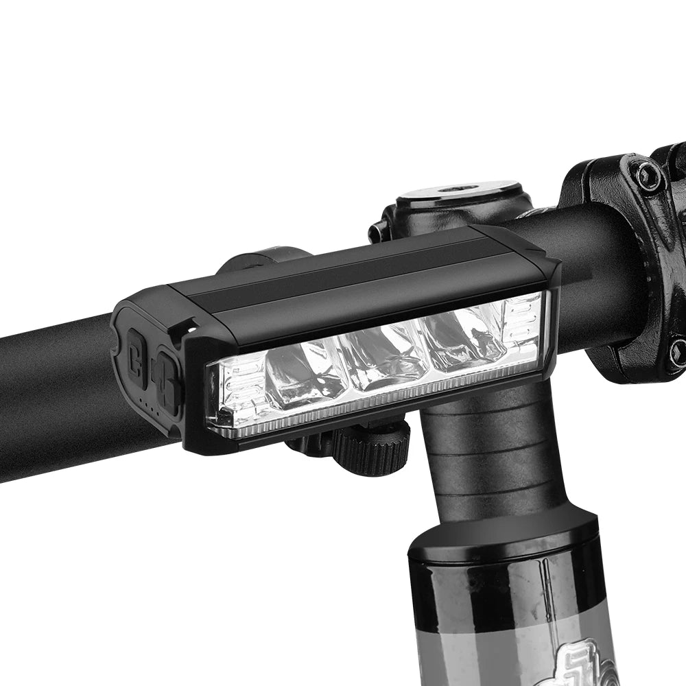 USB Rechargeable Bike Front Light 900 Lumens 2000mAh