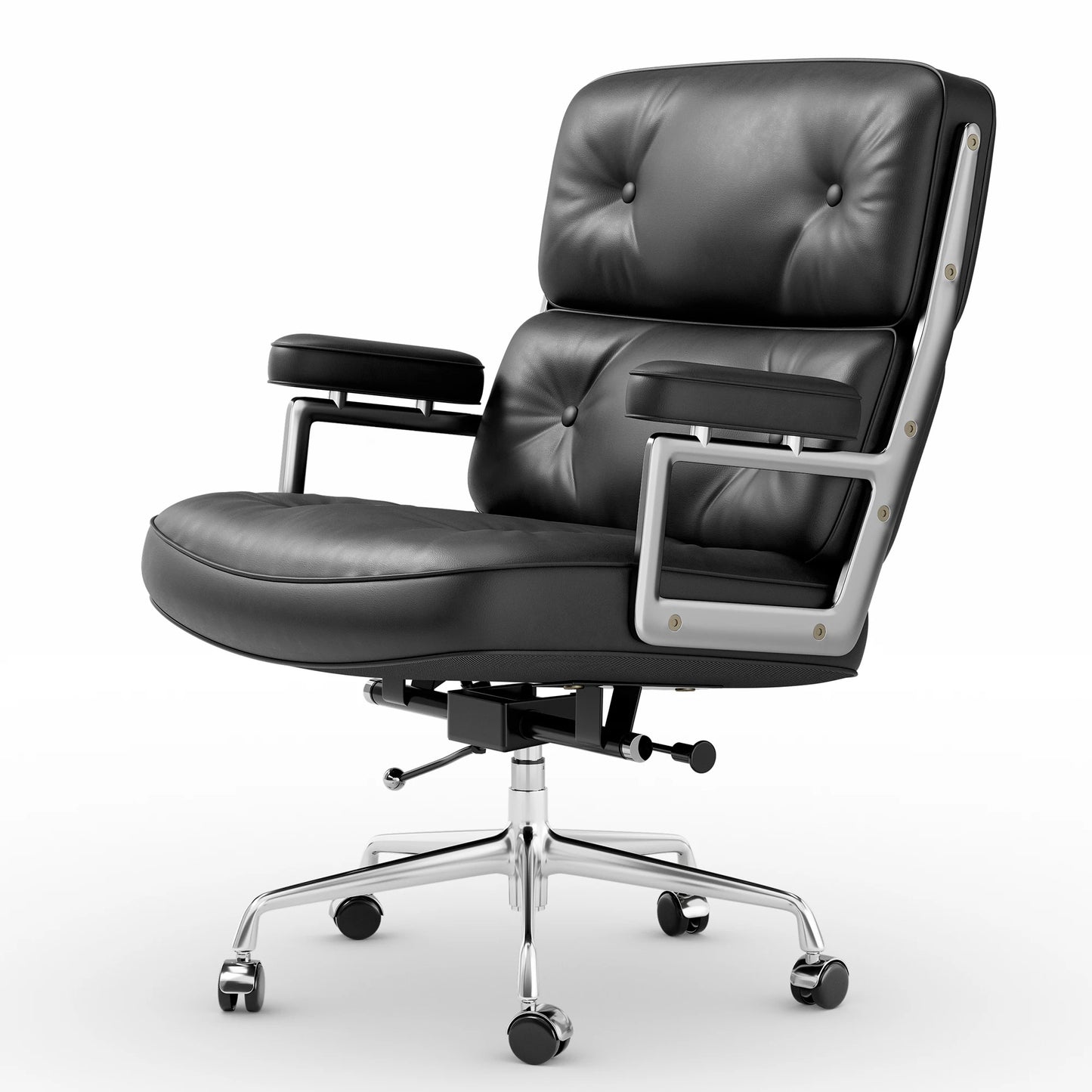 Black Genuine Leather Office Chair Gaming Chair Computer Swivel Gamer Live Ergonomic Chair Home Bedroom Sofa Armchairs Furniture