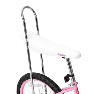 JOYSTAR 20 Inch Girls Bicycle with Training Wheels .Banana Seat Cruiser Bike for Kids Ages 6–12
