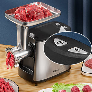 Electric Meat Grinder, Heavy Duty Meat Mincer, Sausage Stuffer Maker, Food Grinder with Sausage & Kubbe Kit, 2 Grinder Plates