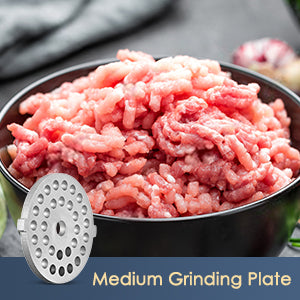Electric Meat Grinder, Heavy Duty Meat Mincer, Sausage Stuffer Maker, Food Grinder with Sausage & Kubbe Kit, 2 Grinder Plates