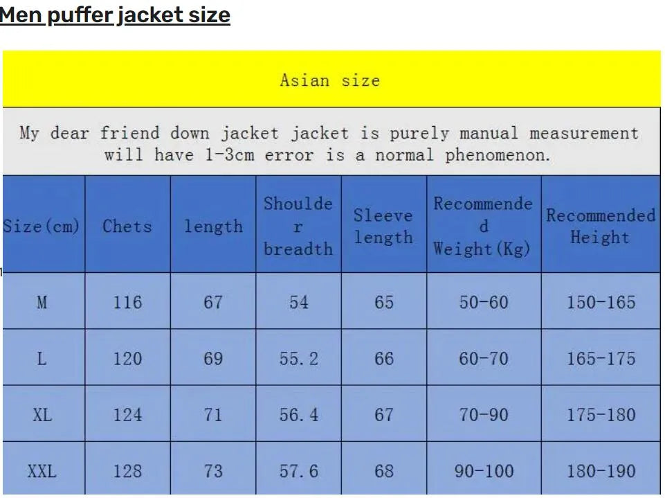Men’s Winter Puffer Jacket. Warm Hooded Windbreaker Parka for Outdoor Cold Weather
