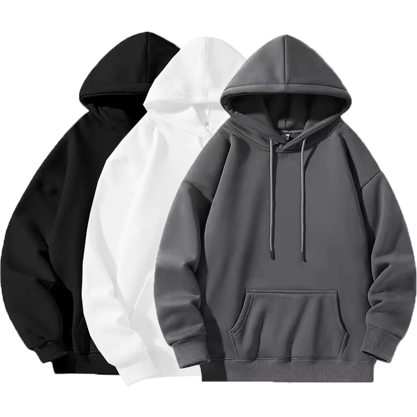Heavyweight Hooded Sweatshirt For Men And Women Two Pack