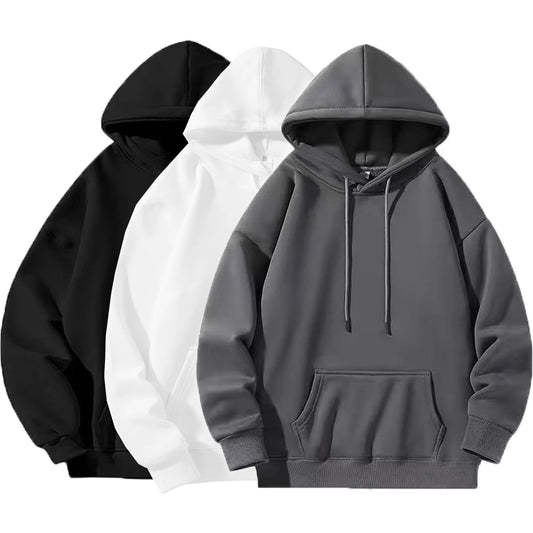 Heavyweight Hooded Sweatshirt For Men And Women Two Pack