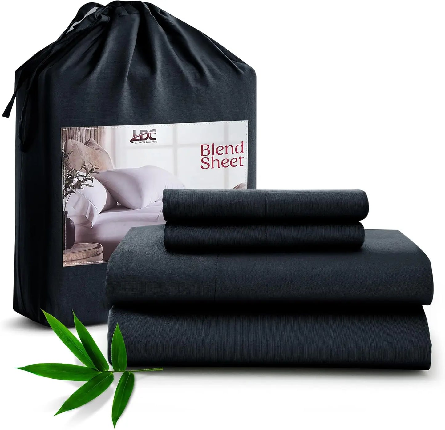 Luxury Bamboo Rayon Bed Sheet Set. Breathable Cooling Hotel Collection