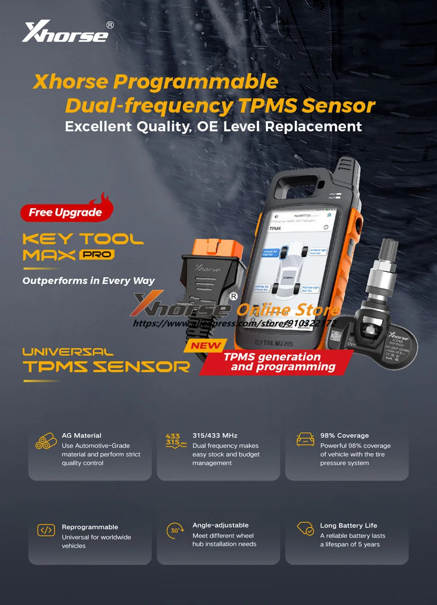 Xhorse VVDI Key Tool Max Pro With MINI OBD Tool Function Support Battery Voltage and Leakage Current