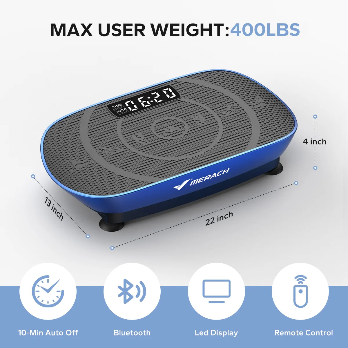 Whole Body Vibration Fitness Plate – Home Exercise & Recovery Machine