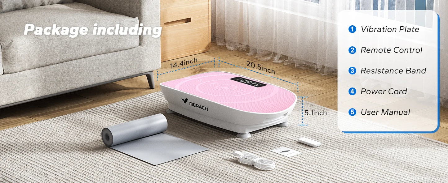 Whole Body Vibration Fitness Plate – Home Exercise & Recovery Machine