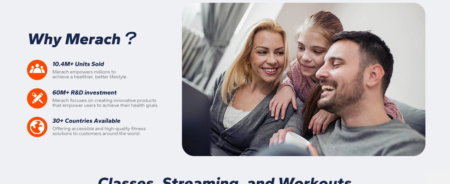 MERACH Exercise Bike S36 for Home Magnetic Indoor Cycling with Self-developed APP 330lbs Capacity & Comfortable Seat Cushion