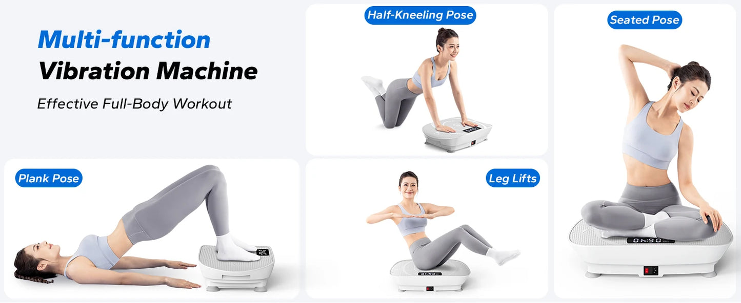 Whole Body Vibration Fitness Plate – Home Exercise & Recovery Machine