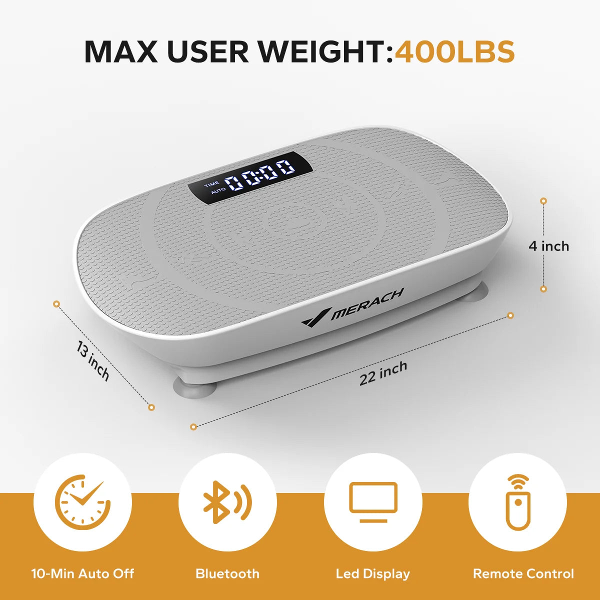 Whole Body Vibration Fitness Plate – Home Exercise & Recovery Machine