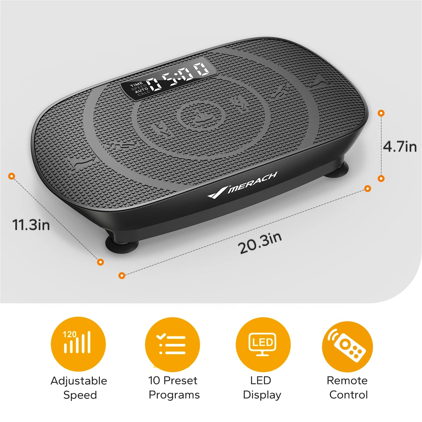 Whole Body Vibration Fitness Plate – Home Exercise & Recovery Machine