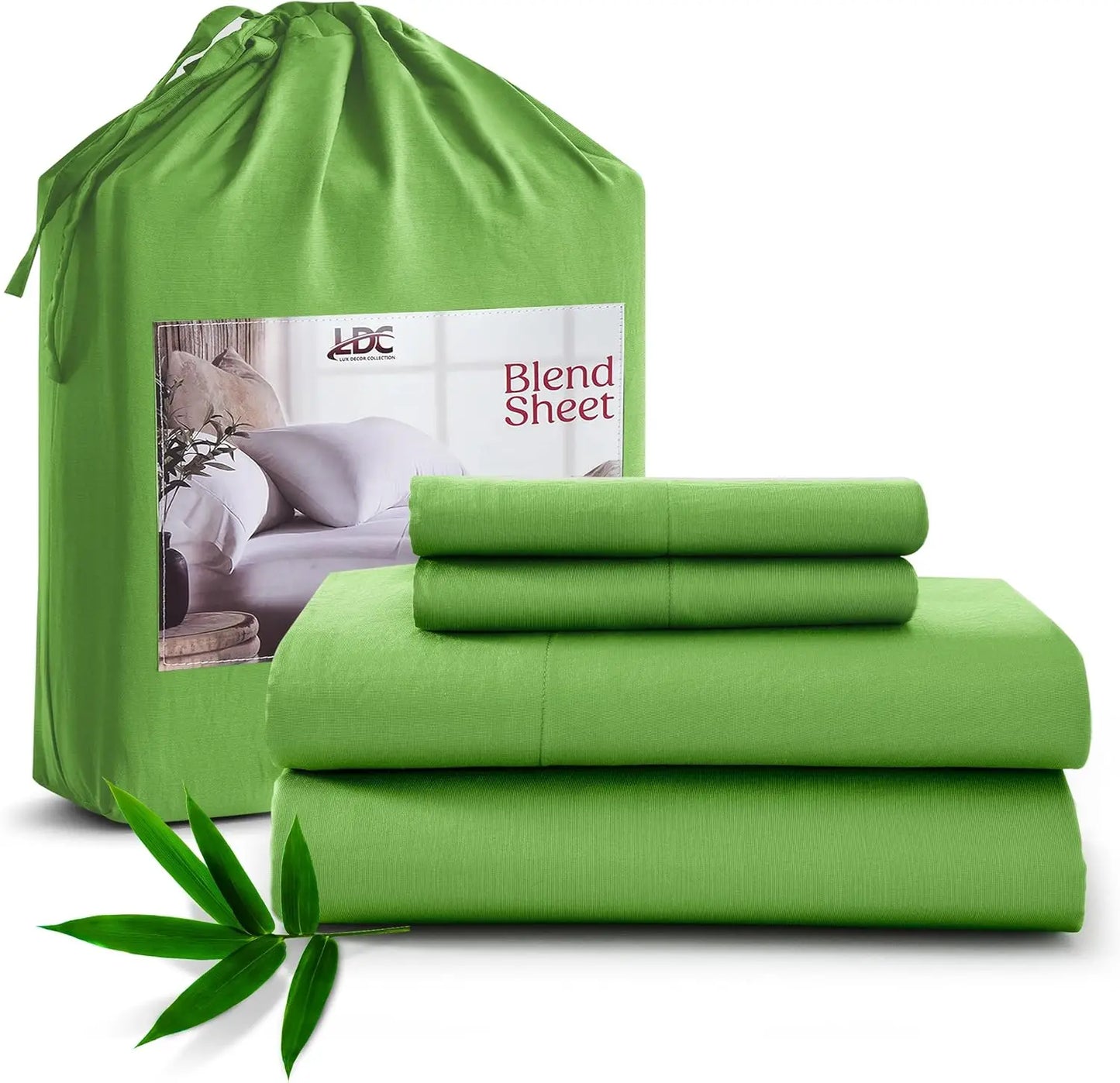 Luxury Bamboo Rayon Bed Sheet Set. Breathable Cooling Hotel Collection