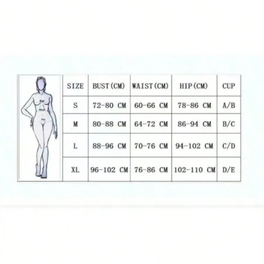 Elegant Double-Strap Cutout One-Piece Swimsuit. Hollow-Out Women’s Swimwear