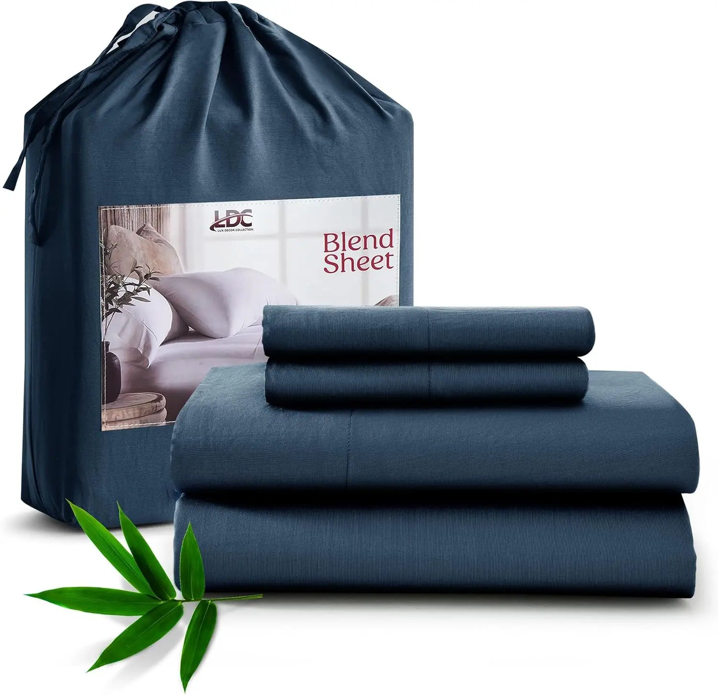 Luxury Bamboo Rayon Bed Sheet Set. Breathable Cooling Hotel Collection