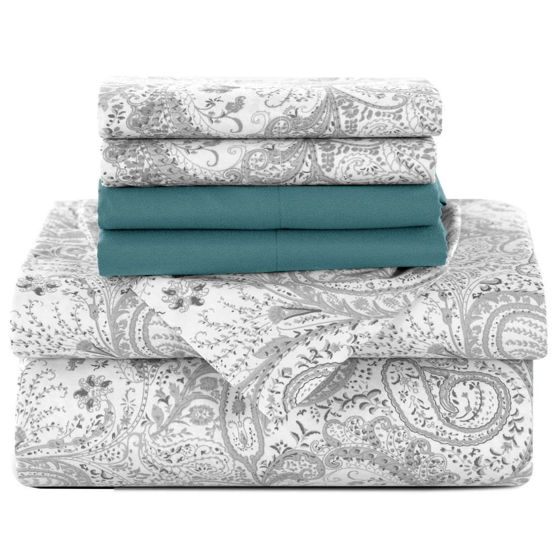 Luxury 4-Piece Bed Sheet Set .Soft Breathable Bedding Collection