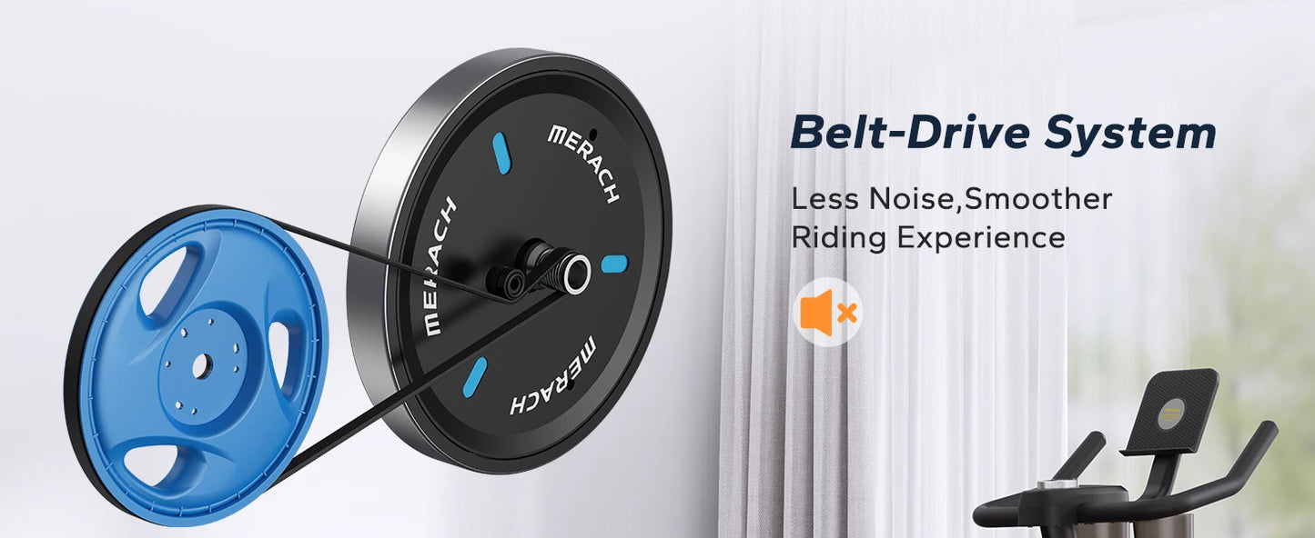 Magnetic Stationary Exercise Bike with App Connectivity for Home Cardio Training