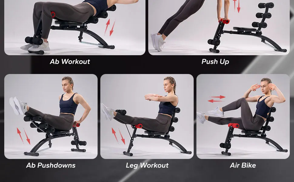 MERACH Multi-Functional Adjustable Ab Trainer Workout Bench
