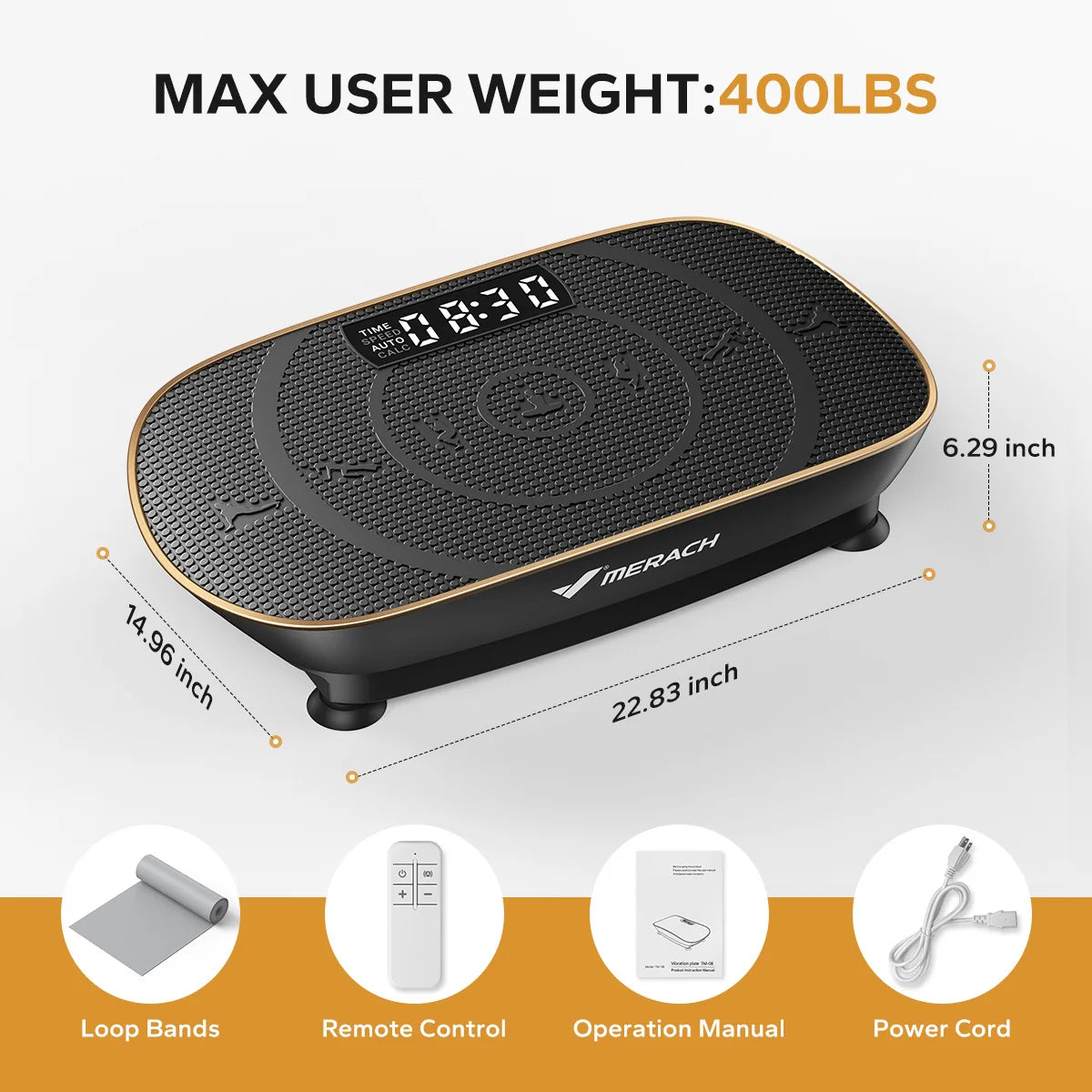 Whole Body Vibration Fitness Plate – Home Exercise & Recovery Machine