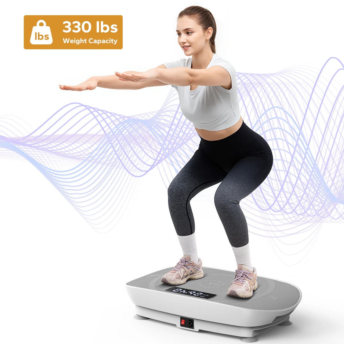 Whole Body Vibration Fitness Plate – Home Exercise & Recovery Machine