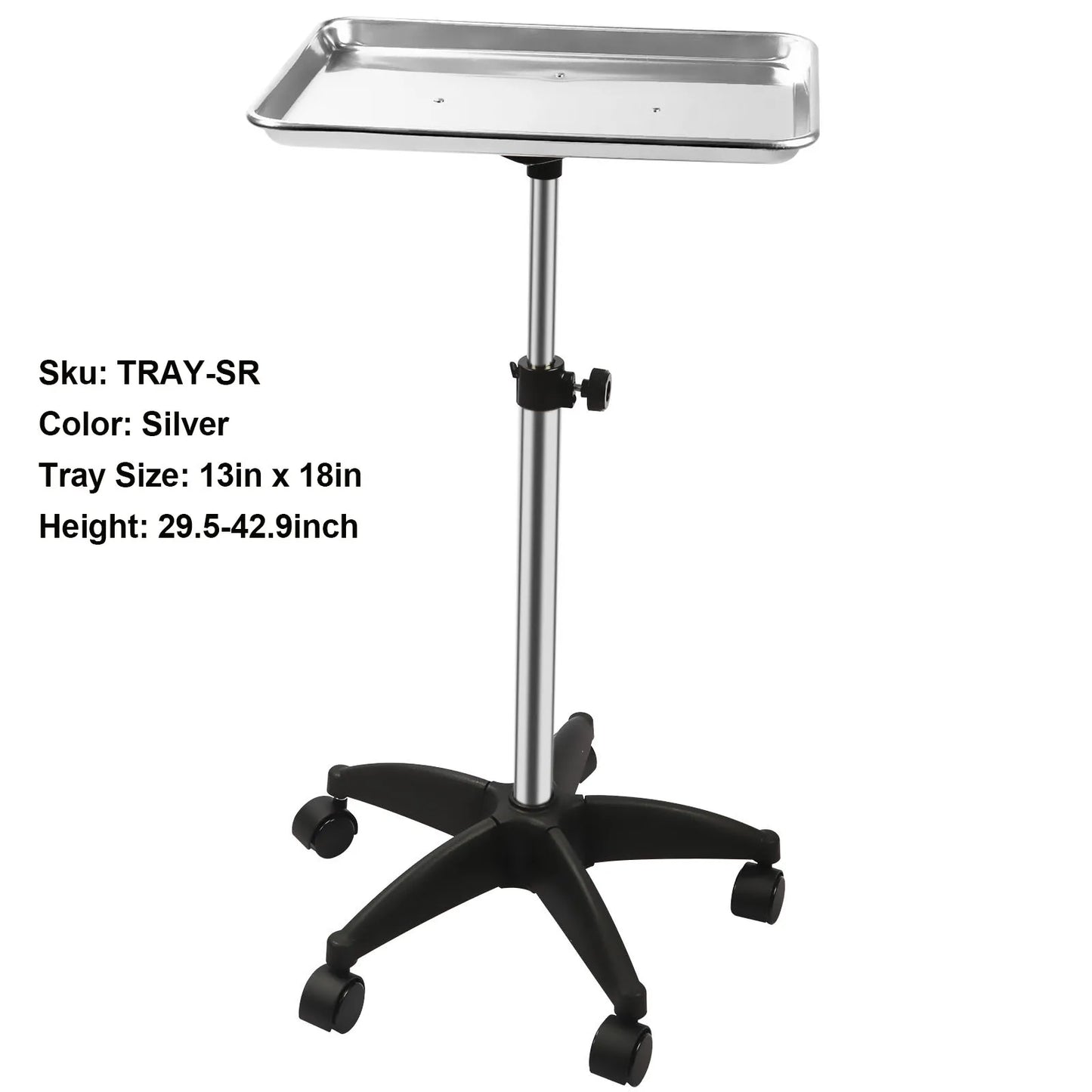 360° Rotating Beauty Salon Cart with Wheels - Organizer with Adjustable Height, Ultimate Salon Utility Cart