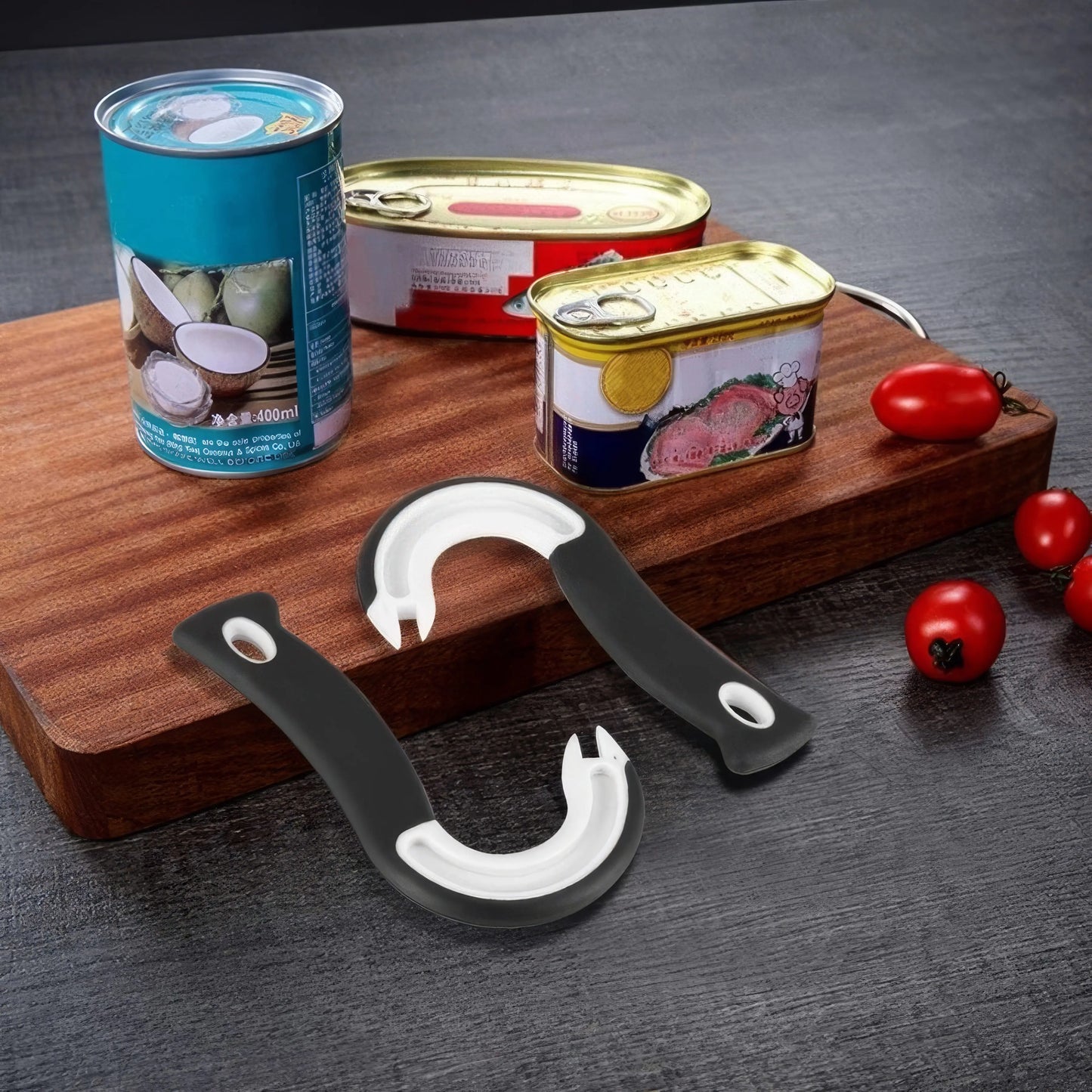 Easy Grip Hook Can Opener. Smooth & Effortless Opening Tool