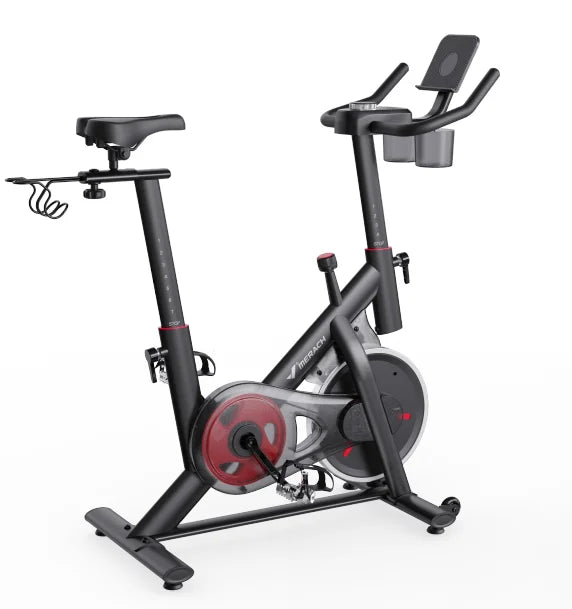 Magnetic Stationary Exercise Bike with App Connectivity for Home Cardio Training