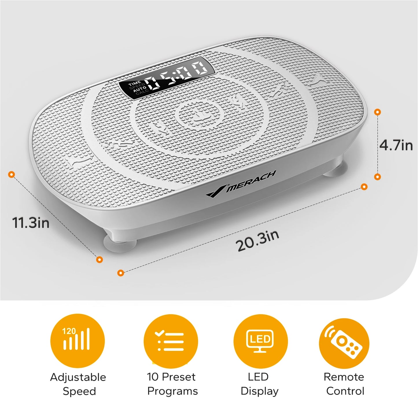 Whole Body Vibration Fitness Plate – Home Exercise & Recovery Machine