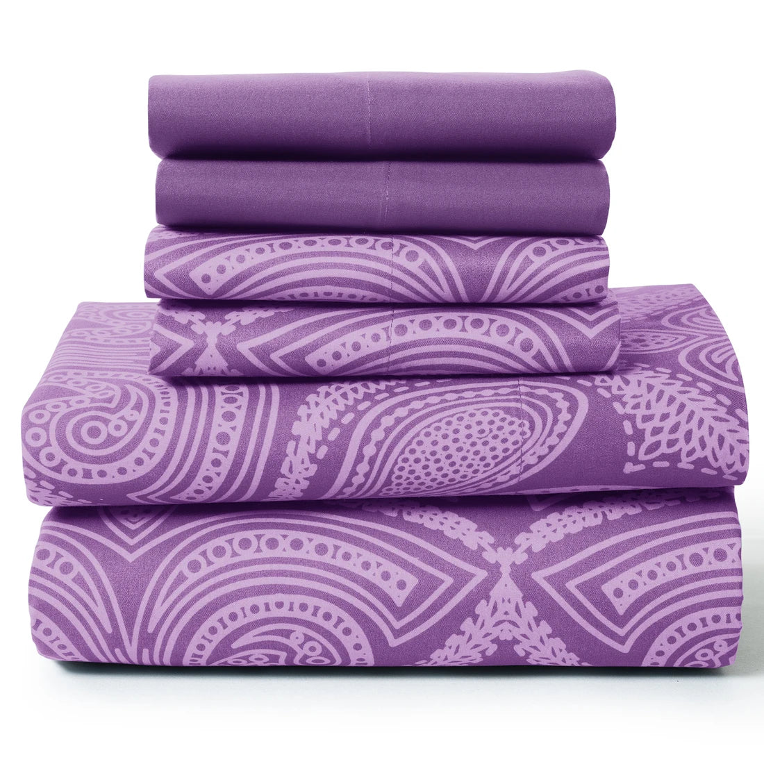 Luxury 4-Piece Bed Sheet Set .Soft Breathable Bedding Collection