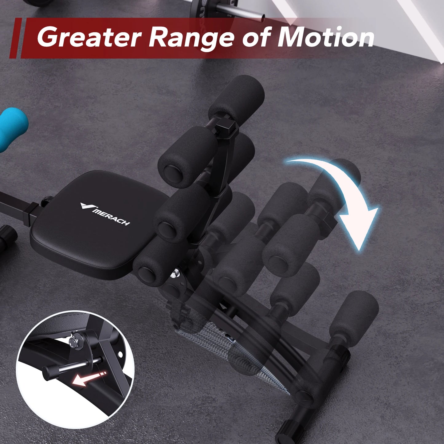 MERACH Multi-Functional Adjustable Ab Trainer Workout Bench