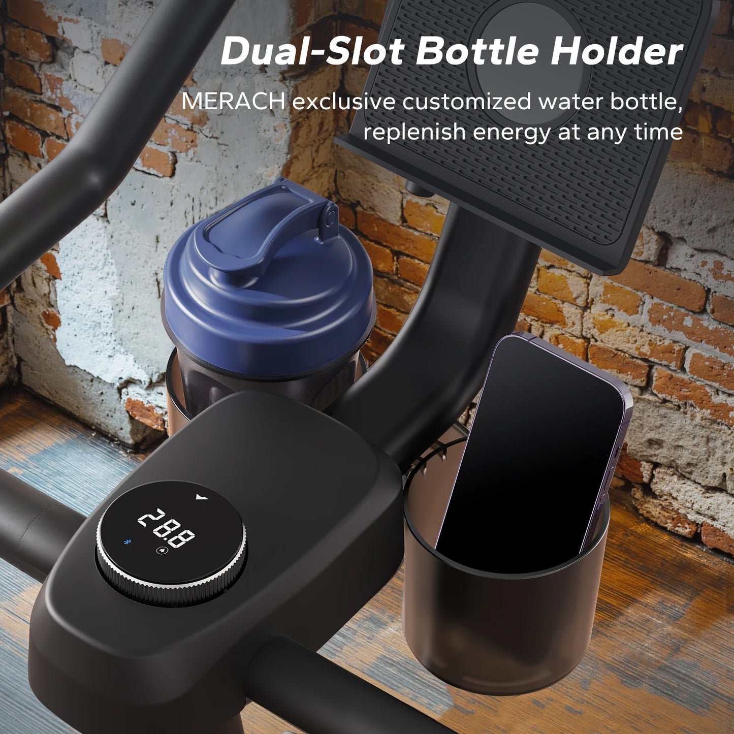 Magnetic Stationary Exercise Bike with App Connectivity for Home Cardio Training
