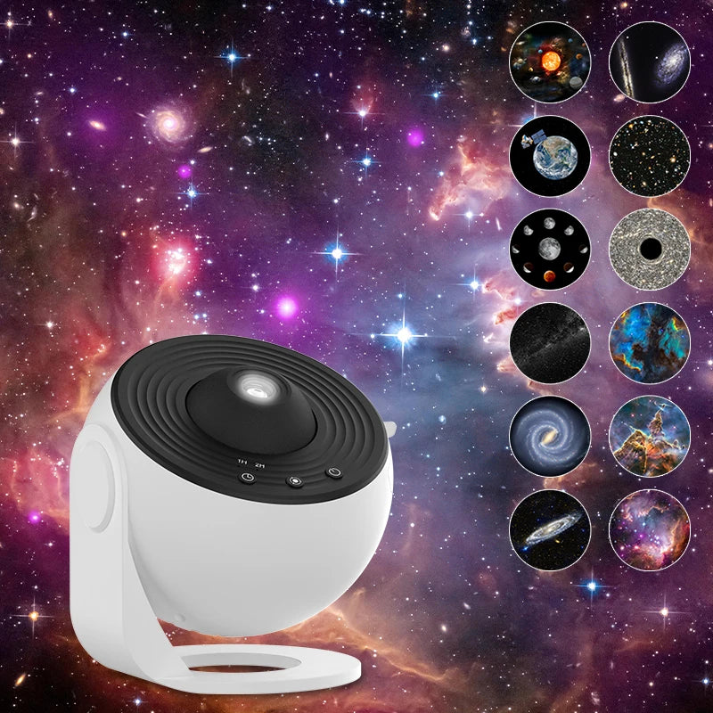 360° Rotating Galaxy Projector Night Light .Starry Sky Planetarium Lamp for Kids & Adults