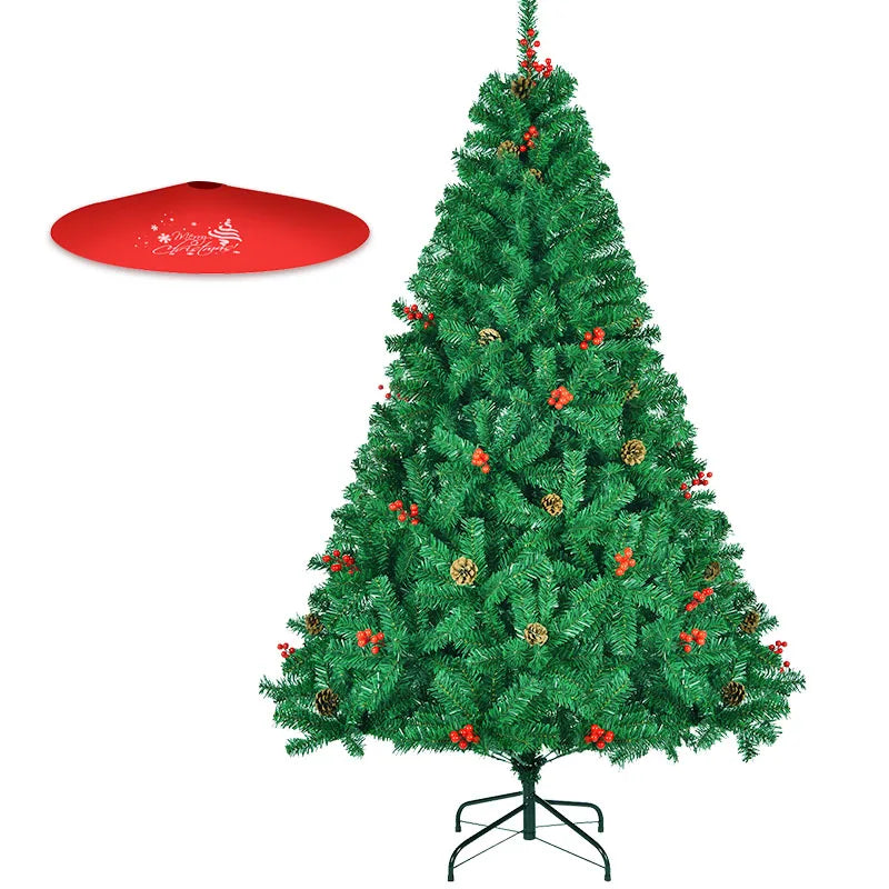 Classic Pine Tree 7 Ft 8 Ft Pre Artificial Christmas Tree PVC