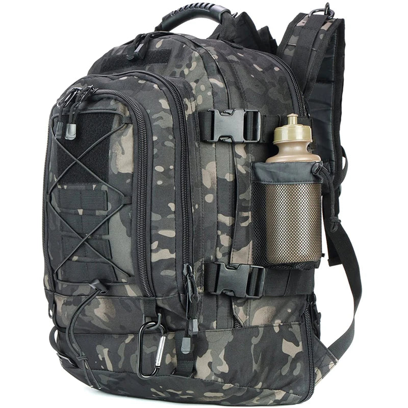 60L Tactical Hiking Backpack with MOLLE Webbing