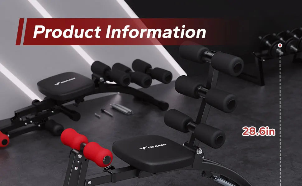 MERACH Multi-Functional Adjustable Ab Trainer Workout Bench