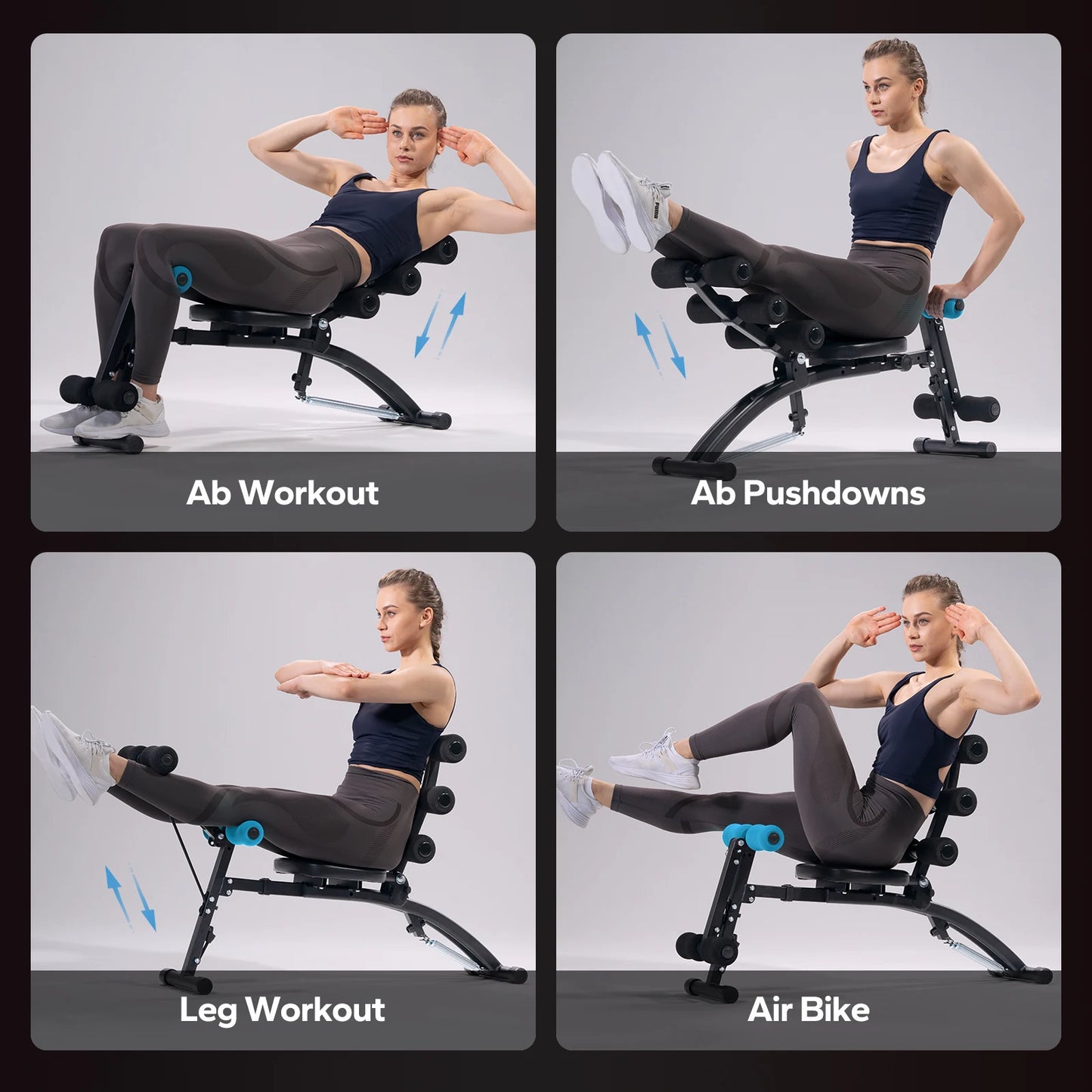 MERACH Multi-Functional Adjustable Ab Trainer Workout Bench