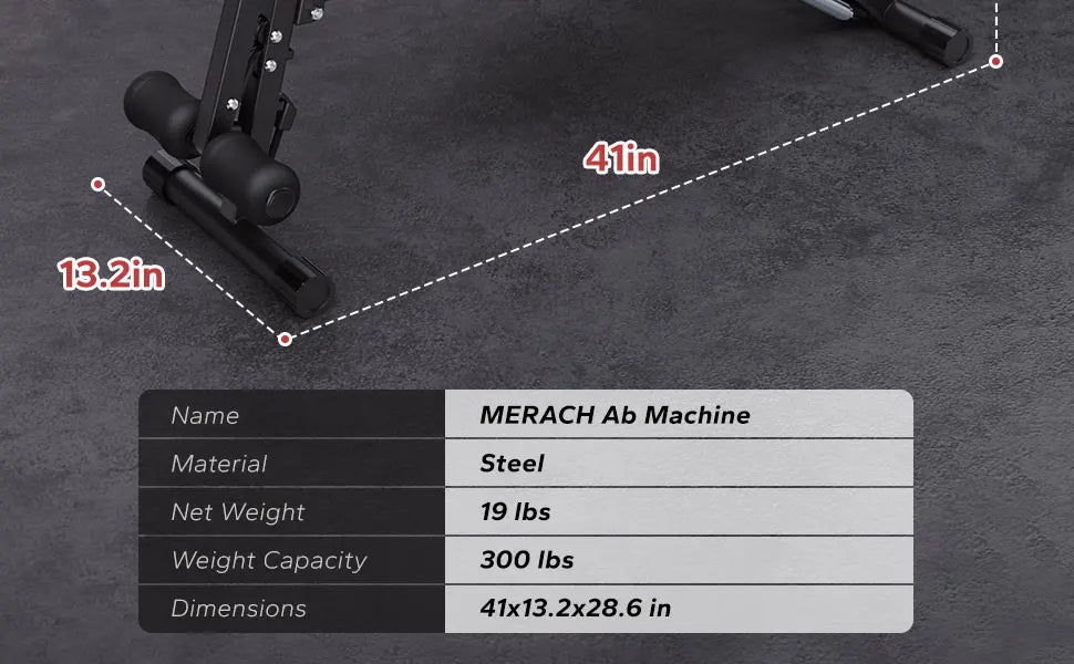 MERACH Multi-Functional Adjustable Ab Trainer Workout Bench