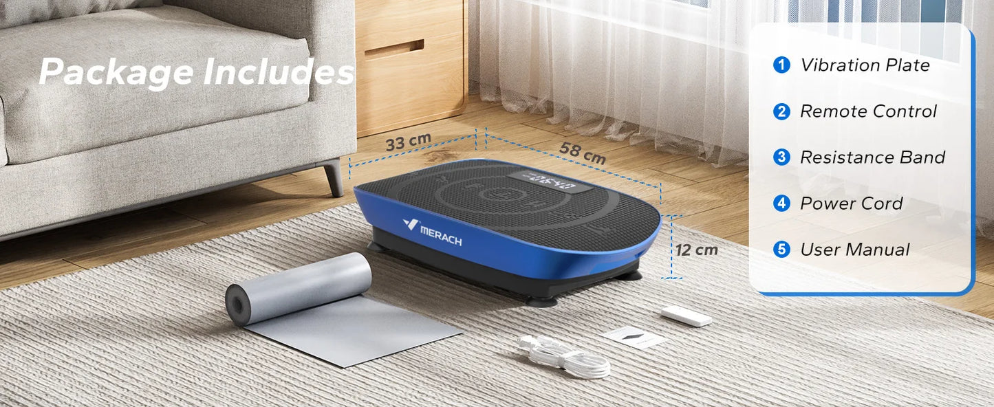 Whole Body Vibration Fitness Plate – Home Exercise & Recovery Machine