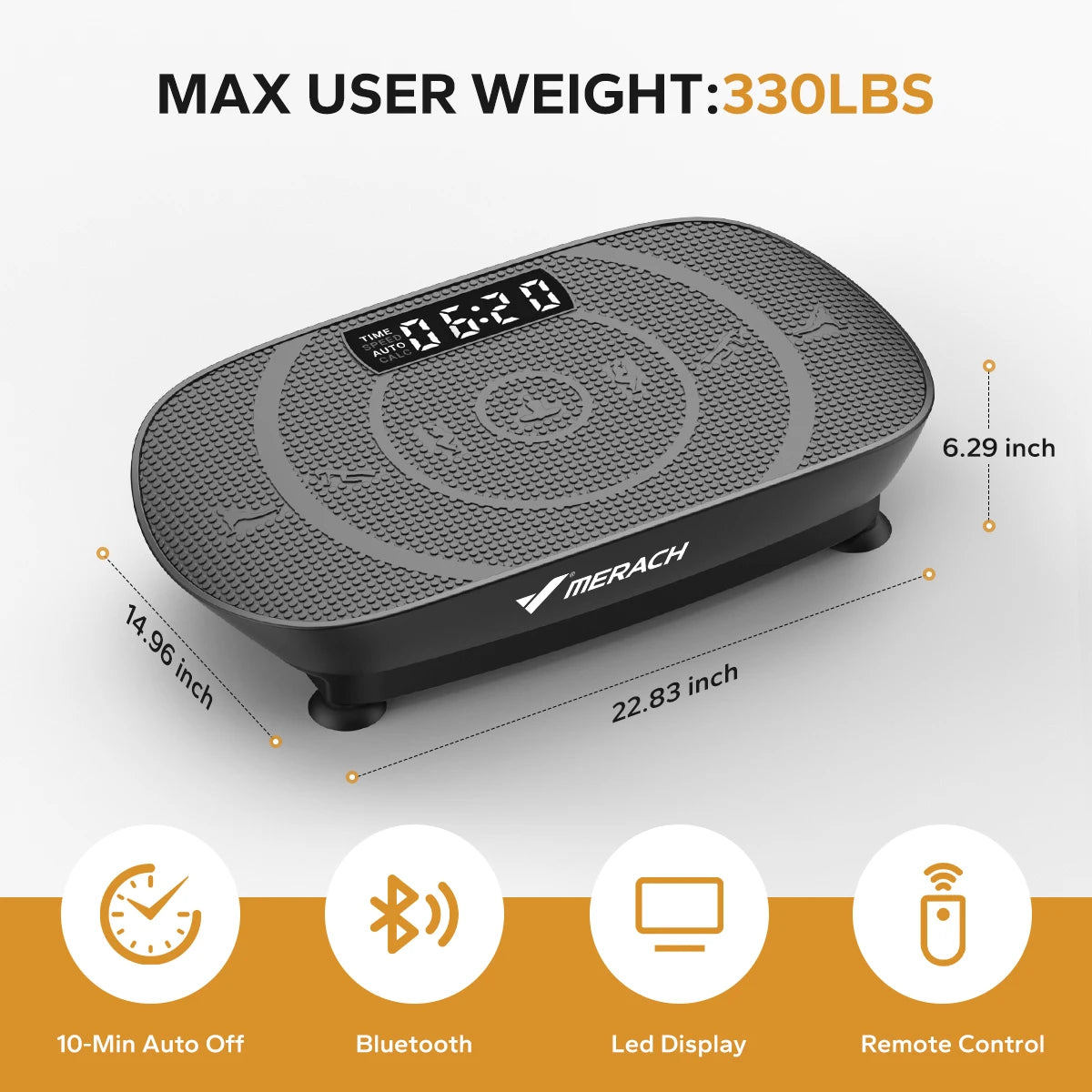 Whole Body Vibration Fitness Plate – Home Exercise & Recovery Machine