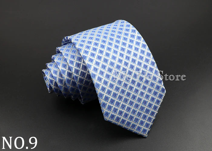 Men's 100% Silk Tie Classic Striped Plaid Necktie Jacquard Woven Ties Business Wedding Party Daily Suit Cravat Accessory Gift