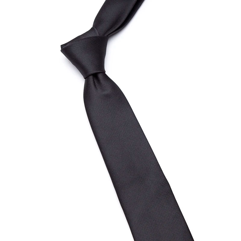 Classic Men’s Solid Color Necktie for Business, Weddings & Formal Events